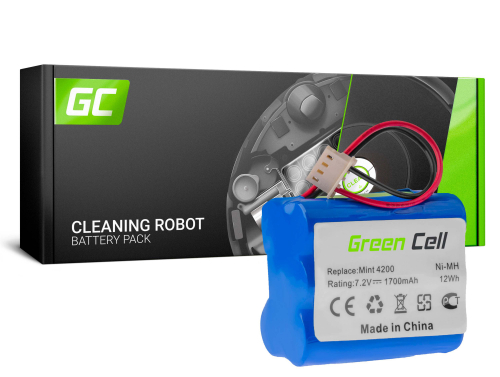 Batterij Green Cell (1.7Ah 7.2V) 4408927 11003068-00 GPRHC152M073 voor iRobot Braava / Mint 320 321 4200 4205