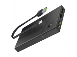Powerbank Green Cell GC PowerPlay10S 10000mAh met snelladen 2x USB Ultra Charge en 2x USB-C Power Delivery 18W