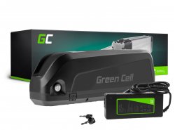 Green Cell Fietsaccu 36V 20Ah 720Wh Down Tube Ebike EC5 voor Ancheer, Samebike, Fafrees met Lader