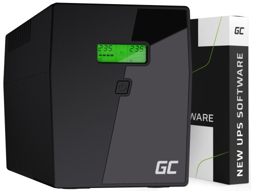Green Cell Ononderbroken Stroomvoorziening UPS 1500VA 900W met LCD-scherm + Nieuwe Toepassing