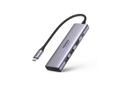 UGREEN CM511 5-in-1 adapter, USB-C Hub naar 2x USB, HDMI, USB-C, TF/SD (grijs)