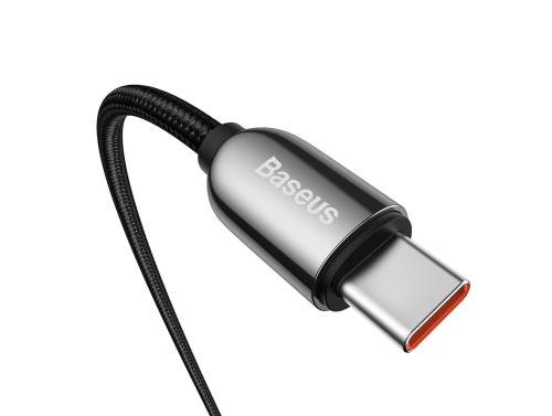 Baseus USB-C naar USB-C Kabel 100W, 5A, 2m, Snelladen Quick Charge 4.0, PD, AFC, FCP, met Fast Charging Display