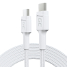 Kabel Witte USB-C Type C 2m Green Cell PowerStream met snelladen Power Delivery 60W, Ultra Charge, Quick Charge 3.0