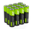 12x Oplaadbare batterijen AA R6 2600mAh Ni-MH accu's Green Cell