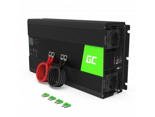 Green Cell ® 3000W / 6000W zuivere sinusomvormer omvormer 24V 230V omvormer