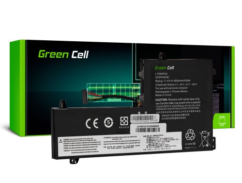 Green Cell Batterij L17C3PG1 L17L3PG1 L17M3PG1 L17M3PG2 L17M3PG3 voor Lenovo Legion Y530-15ICH Y540-15IRH