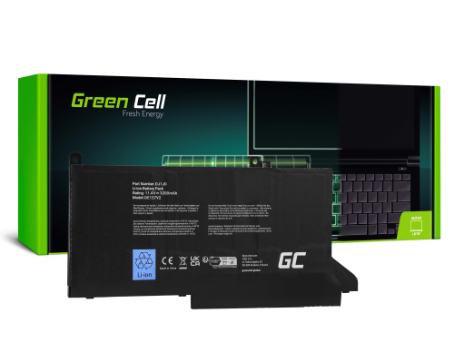 Green Cell Batterij DJ1J0 voor Dell Latitude 7280 7290 7380 7390 7480 7490