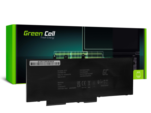 Green Cell Batterij 93FTF GJKNX voor Dell Latitude 5280 5290 5480 5490 5491 5495 5580 5590 5591 Precision 3520 3530