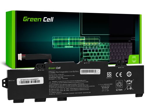 Green Cell Batterij TT03XL voor HP EliteBook 755 G5 850 G5, HP ZBook 15u G5