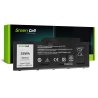 Batterij voor Dell Inspiron P36F001 Laptop 3800 mAh 14.8V Li-Polymer- Green Cell