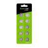 Green Cell Blister 10x Lithium Batterij CR2025 3V 160mAh Knoopcel Batterij