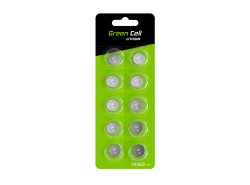 Green Cell Blister 10x Lithium Batterij CR1620 3V 70mAh Knoopcel Batterij