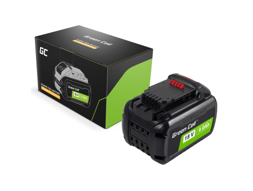 Green Cell Li-Ion Accu voor DeWalt XR 18V 9Ah/FLEXVOLT 54V 3Ah Vervangende batterij voor DCB547 DCB180 DCB182 DCB184