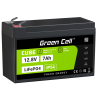 Green Cell CUBE LiFePO4 Accu 7Ah 12.8V 89.6Wh lithium-ijzerfosfaat batterij voor UPS, Speelgoed, Toezicht, Alarm, Stuk speelgoed