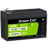 Green Cell CUBE LiFePO4 Accu 10Ah 12.8V 128Wh lithium-ijzerfosfaat batterij voor Noodstroomvoorziening en noodverlichting