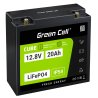 Green Cell CUBE LiFePO4 Accu 20Ah 12.8V 256Wh lithium-ijzerfosfaat batterij voor Tractoren, Grasmaaiers, Scooters, Speelgoed