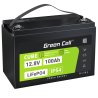 Green Cell CUBE LiFePO4 Accu 100Ah 12.8V 1280Wh lithium-ijzerfosfaat batterij voor Zonnepanelen, Caravans, Boten, Camping