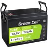 Green Cell CUBE LiFePO4 Accu 200Ah 12.8V 2560Wh lithium-ijzerfosfaat batterij voor PV-systeem, Kampeerwagen, Boote, Camping