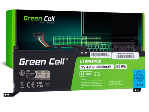 Batterij Green Cell L19M4PC0 voor Lenovo Legion 5P-15IMH05 5P-15IMH05H 5-15IMH05 5-15IMH05H 5-15ARH05 5-15ARH05H