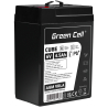 Green Cell CUBE AGM IP54 6V 4.5Ah VRLA batterij Accu voedingsaccu speelgoed voor kinderen Alarmsystemen