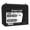 Green Cell CUBE AGM IP54 12V 75Ah VRLA batterij Accu voedingsaccu maaier scooter boot vissersboot tuinhuis