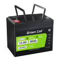 Green Cell® LiFePO4 accu 80Ah 12.8V 1024Wh lithium-ijzerfosfaat batterij voor PV-systeem, Kampeerwagen, Boote