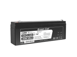 Green Cell® AGM 12V 2.3Ah VRLA batterij Accu voedingsaccu speelgoed voor kinderen Alarmsystemen