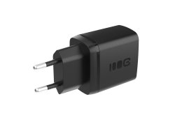 Greencell PowerSource Duo30 Ladegerät USB/USB-C Schwarz Power Adapter 30W Power Delivery