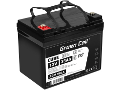 Green Cell ® Batterij AGM VRLA 12V 33Ah