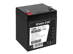 Green Cell ® Batterie AGM VRLA 12V 5Ah