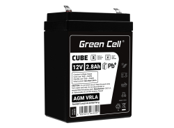 Green Cell ® Batterij AGM VRLA 12V 2.8Ah