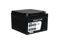 Green Cell ® -batterij AGM VRLA 12V 26Ah