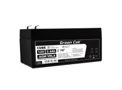 Green Cell ® -batterij AGM VRLA 12V 3.4Ah