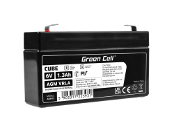 Green Cell ® Gel Batterie AGM VRLA 6V 1.3Ah