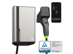 Green Cell GC HabuDen Wallbox 11kW 22kW 32A 7,5m laadkabel type 2 Intelligent laadstation voor EV met GC App Bluetooth WiFi