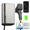 Green Cell GC HabuDen Wallbox 11kW 22kW 32A 5m NFC laadkabel type 2 Intelligent laadstation voor EV met GC App Bluetooth WiFi