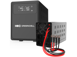 Greencell UPS Noodstroomvoorziening AVR 2000VA 1200W PowerCore 24 VDC met LCD-scherm