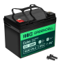 Green Cell Cube AGM VRLA IP54 12V 33Ah onderhoudsvrije accu voor grasmaaier scooter boot rolstoel