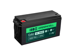 Green Cell Cube AGM VRLA IP54 12V 150Ah onderhoudsvrije accu voor camper zonnepanelen