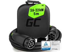 GC Snap EV Laadkabel Type 2 11kW / 22kW 5m voor Tesla Model 3 S X Y, VW ID.3, ID.4, Kia EV6, Audi E-Tron, Fiat 500e, BMW i3