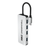 Adapter Basic HUB Greencell USB-C 4in1 (4×USB-A 3.0) – snelle overdracht tot 5 Gb/s, aluminium behuizing