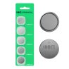 5x lithium batterij CR1620 CR 1620 3V 70mAh Greencell knoopcel Blister