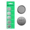 Greencell Blister 5x lithiumbatterij CR2032 3V 220mAh knoopcel voor sleutel, horloge, afstandsbediening, weegschaal