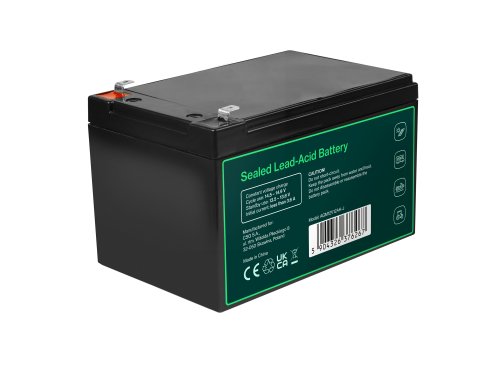 Greencell AGM VRLA 12V 12Ah onderhoudsvrije batterij voor kassa speelgoed camera (152x99x100mm)