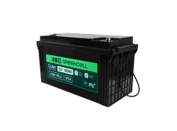 Greencell AGM VRLA 12V 120Ah onderhoudsvrije accu voor boten zonnepanelen fotovoltaïca (173x406x233mm)