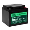 Greencell AGM VRLA 12V 50Ah onderhoudsvrije accu voor UPS, weegschalen, campers (197x166x170mm)