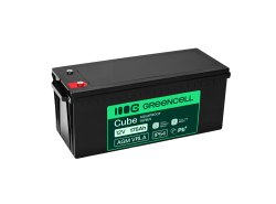 Greencell AGM VRLA 12V 175Ah onderhoudsvrije accu voor boten, fotovoltaïek, zonnepanelen (532x207x220mm)
