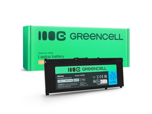 Greencell batterij voor HP SR03XL HP Pavilion Gaming 15