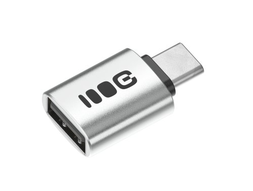 OTG adapter Greencell 2.4A USB-C naar USB-A dataoverdracht 480 Mbps 12W aluminium