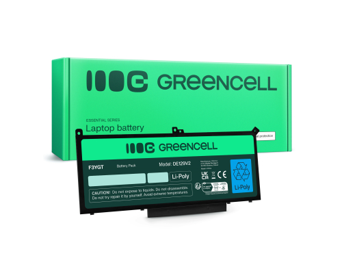 Green Cell Batterij F3YGT voor Dell Latitude 7280 7290 7380 7390 7480 7490